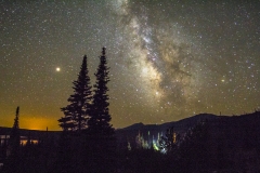 Milky Way over Big Creek Lakes